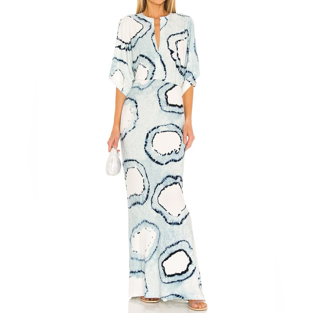 NWT Norma Kamali Obie Tie Dye Dress
